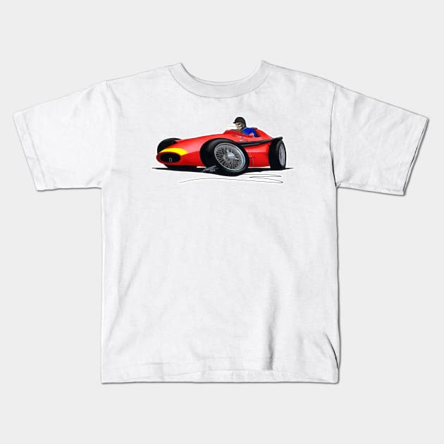 F1 - Maserati 250F - Fangio Kids T-Shirt by y30man5